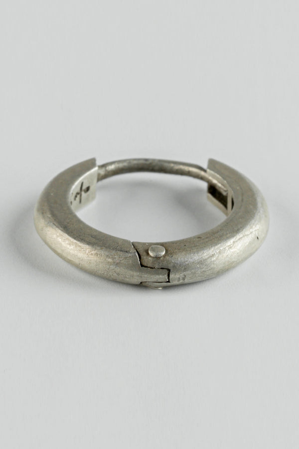 Parts of Four Hoop Hoop Earrings Collection III Highly Handcrafted PS4-2035-1-DA-ZY Dirty Silver 18mm PPOF58
